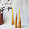 Amber Matte Cone Candle by Ester & Erik