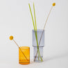 Stacking Glass Vase - Grey/Orange