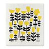 Yellow Flowers Sponge Cloth